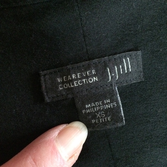 JJILL Wearever black cardigan jacket open front - Picture 5 of 6